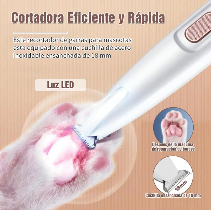 MINI MAQUINA CON LINTERNA PATAS MASCOTA